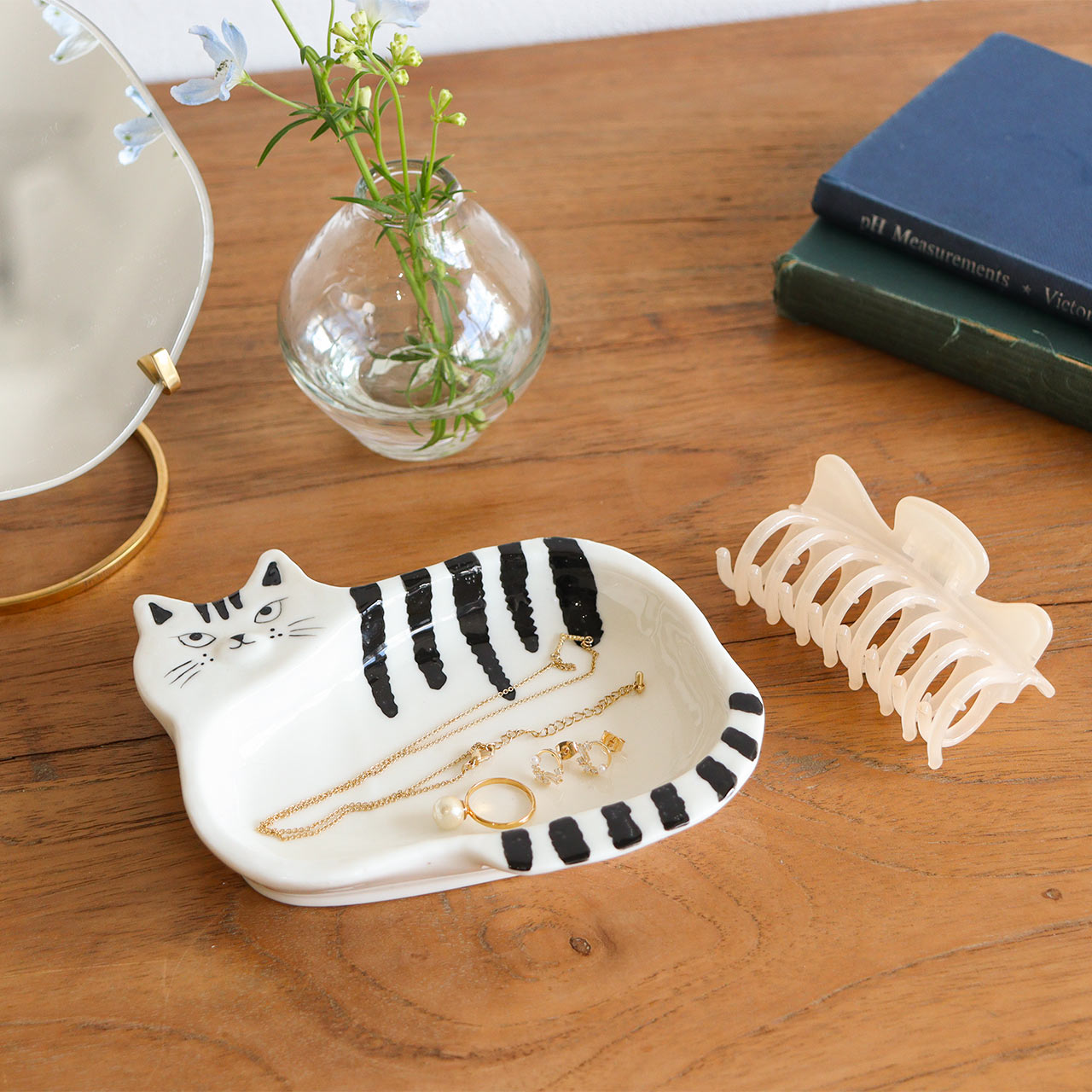 Sceneryvase シナリーベース モチーフトレイ ネコ